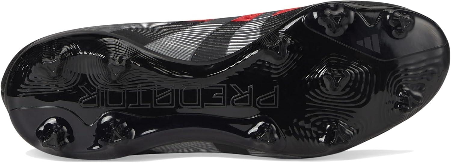 image:imageadidas League Laceless Firm GroundMulti Ground Soccer Cleats BlackBlackGreyLucid Red