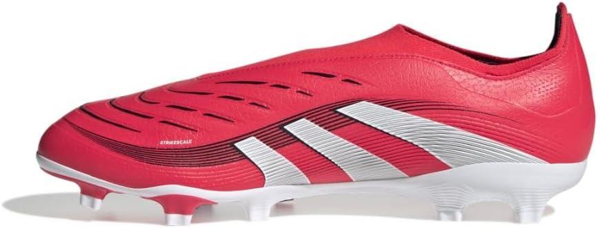 image:imageadidas League Laceless Firm GroundMulti Ground Soccer Cleats BlackLucid RedWhiteBlack