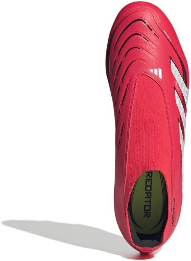 image:imageadidas League Laceless Firm GroundMulti Ground Soccer Cleats BlackLucid RedWhiteBlack