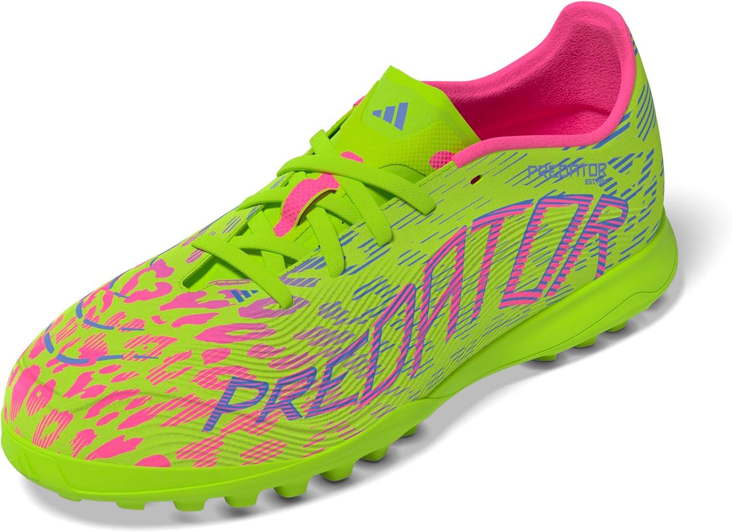 image:imageadidas Originals Boys League Predator Turf ShoesLucid LemonBlue FusionLucid Pink