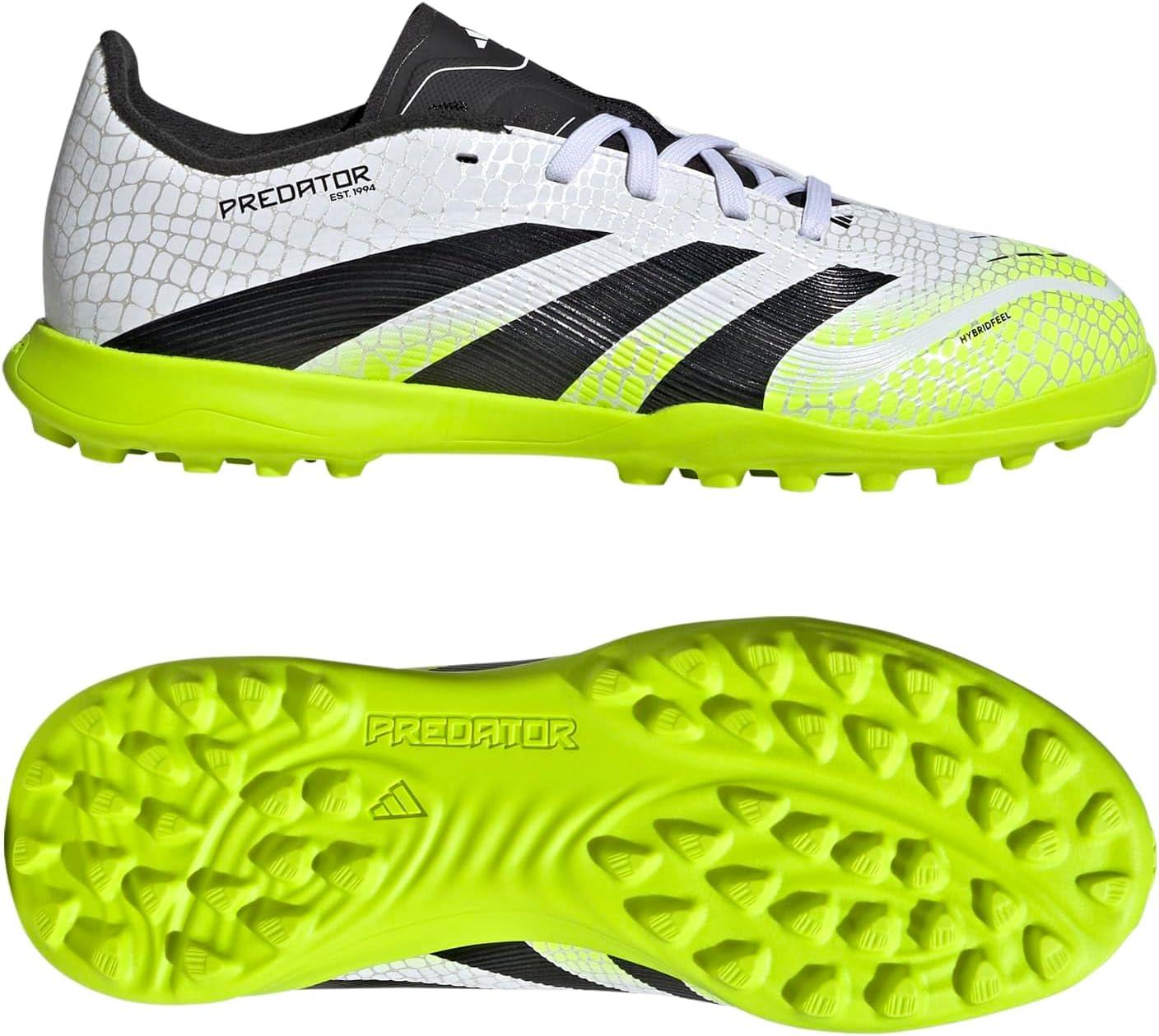 image:imageadidas Originals Boys League Predator Turf ShoesWhiteBlackLucid Lemon