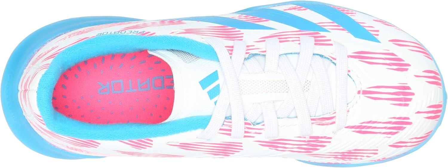 image:imageadidas Originals Boys League Predator Turf ShoesWhiteSolar BlueSolar Pink