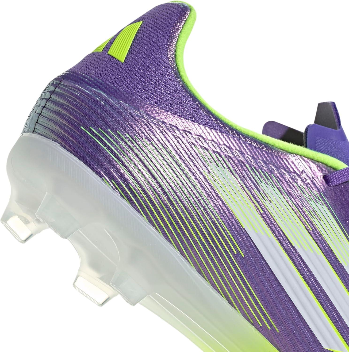 image:imageadidas Unisex Adult F50 League Firm Ground Soccer CleatsPurple RushWhiteLucid Lemon