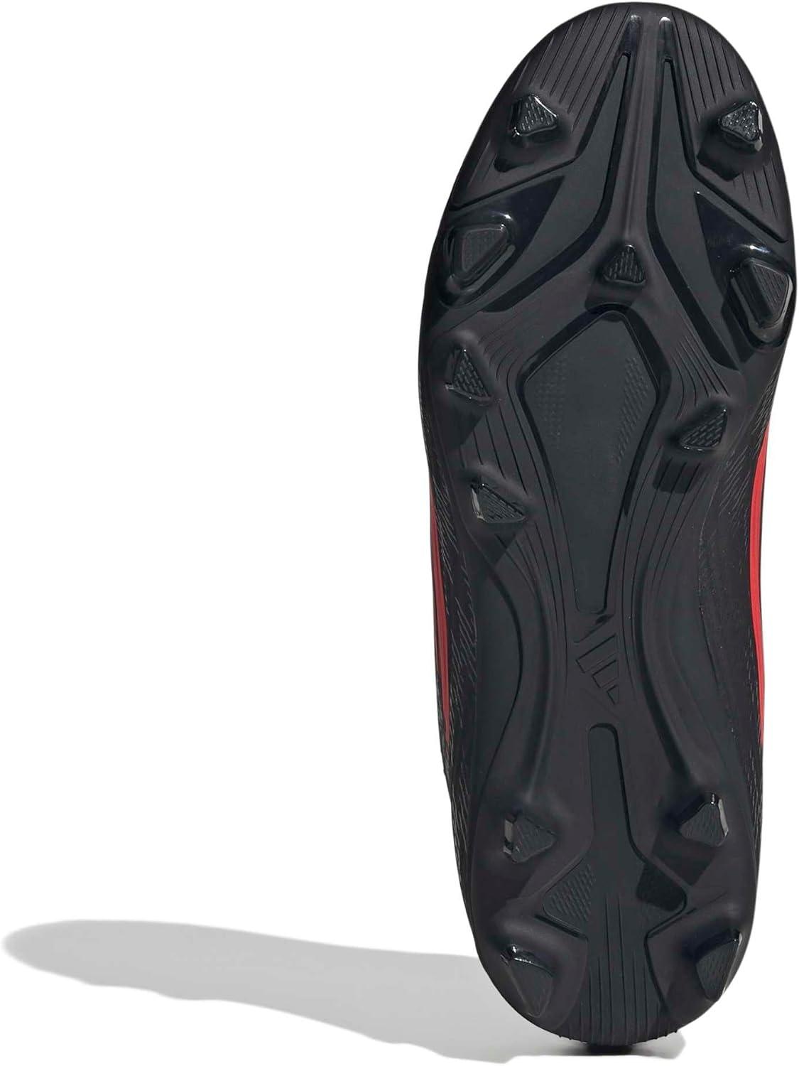 image:imageadidas UnisexChild F50 Club Mid Firm Multi Ground Football B SneakerBlackLucid RedBlack