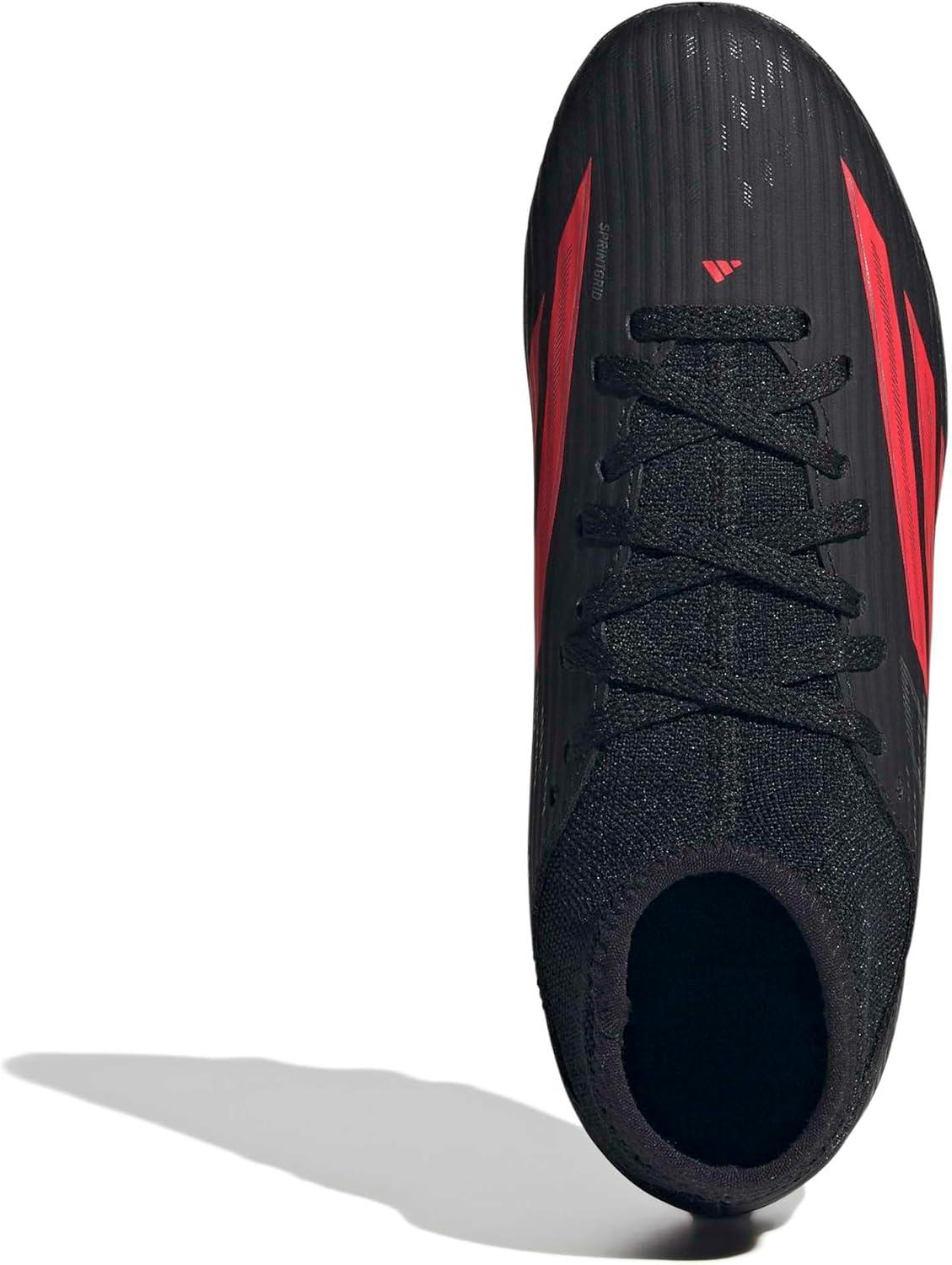 image:imageadidas UnisexChild F50 Club Mid Firm Multi Ground Football B SneakerBlackLucid RedBlack
