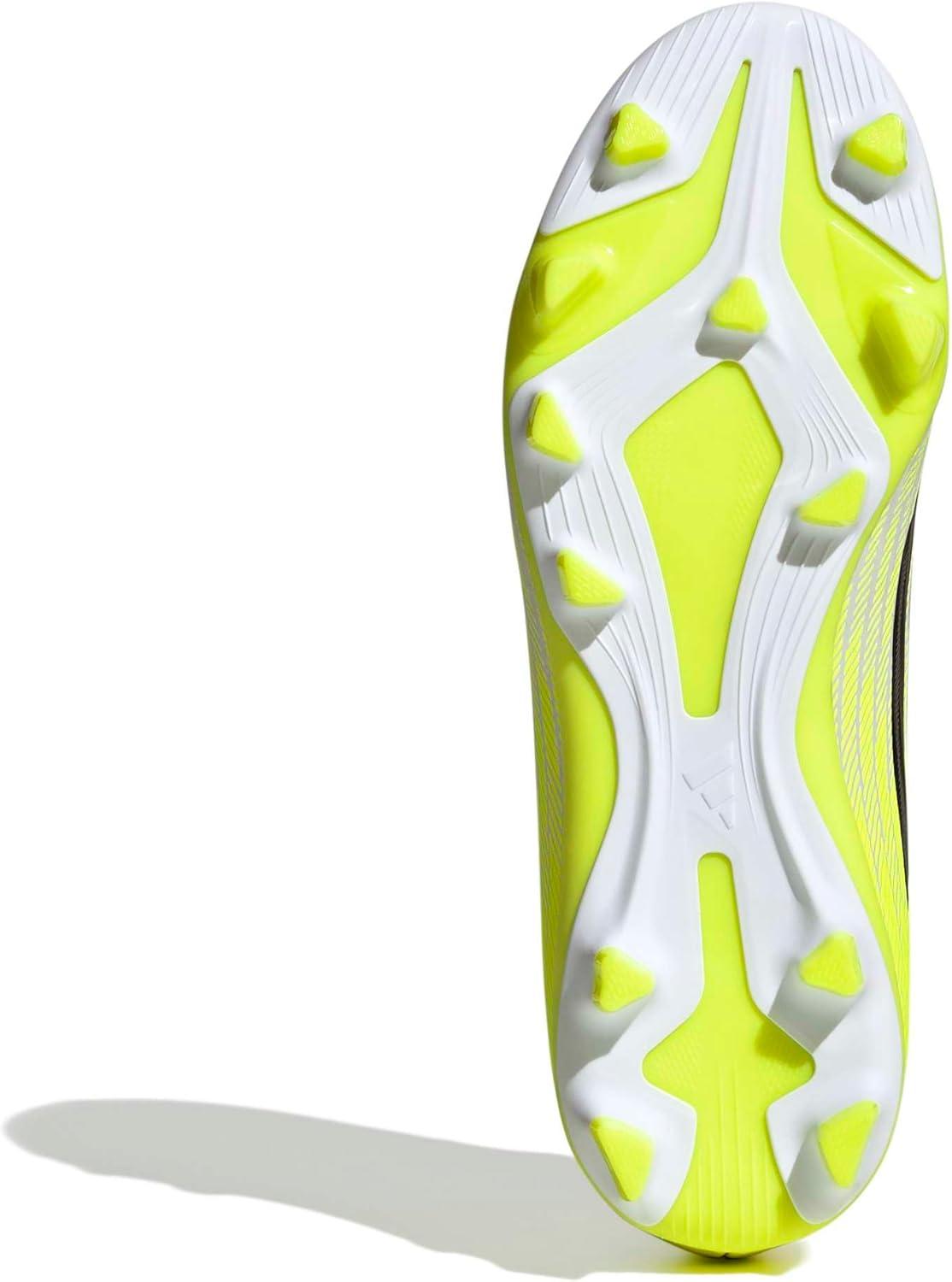 image:imageadidas UnisexChild F50 Club Mid Firm Multi Ground Football B SneakerTeam Solar YellowBlackLucid Red
