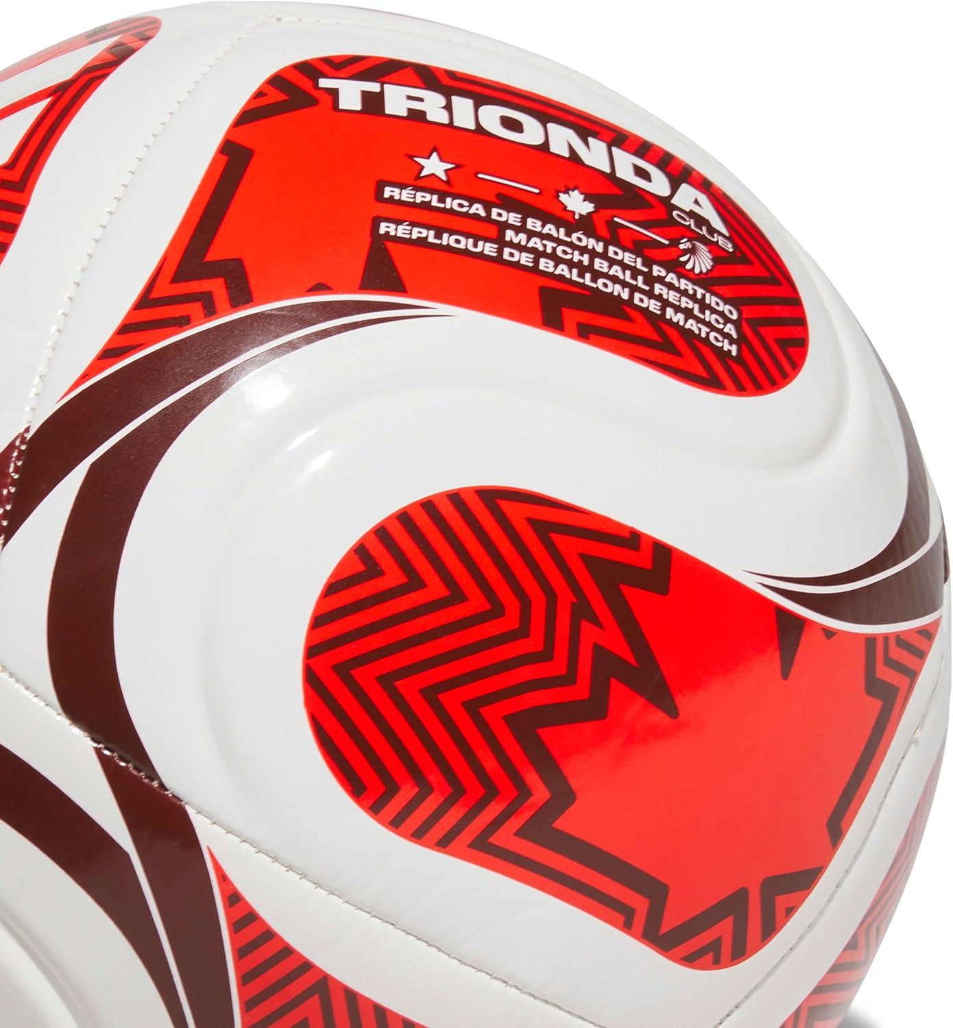 image:imageadidas World Cup 26 Trionda Club Soccer BallWhitePower RedRedCanada