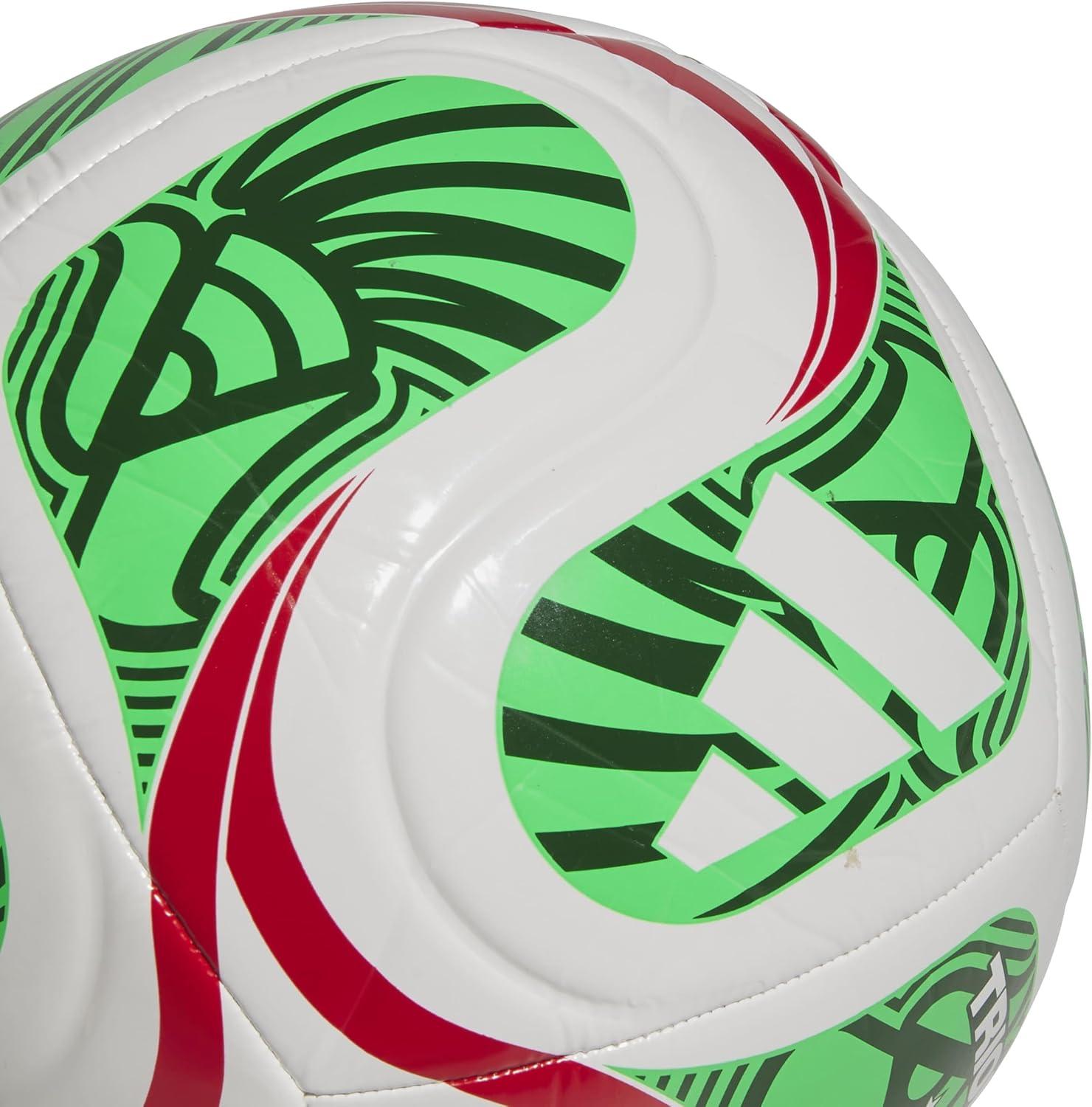 image:imageadidas World Cup 26 Trionda Club Soccer BallWhiteVivid RedAmazon GreenFlash LimeMexico