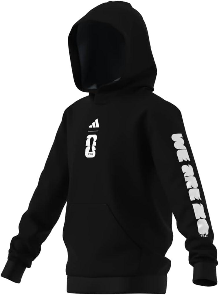 image:imageadidas boys Fifa World Cup 26 Match Ball Graphic HoodieBlack