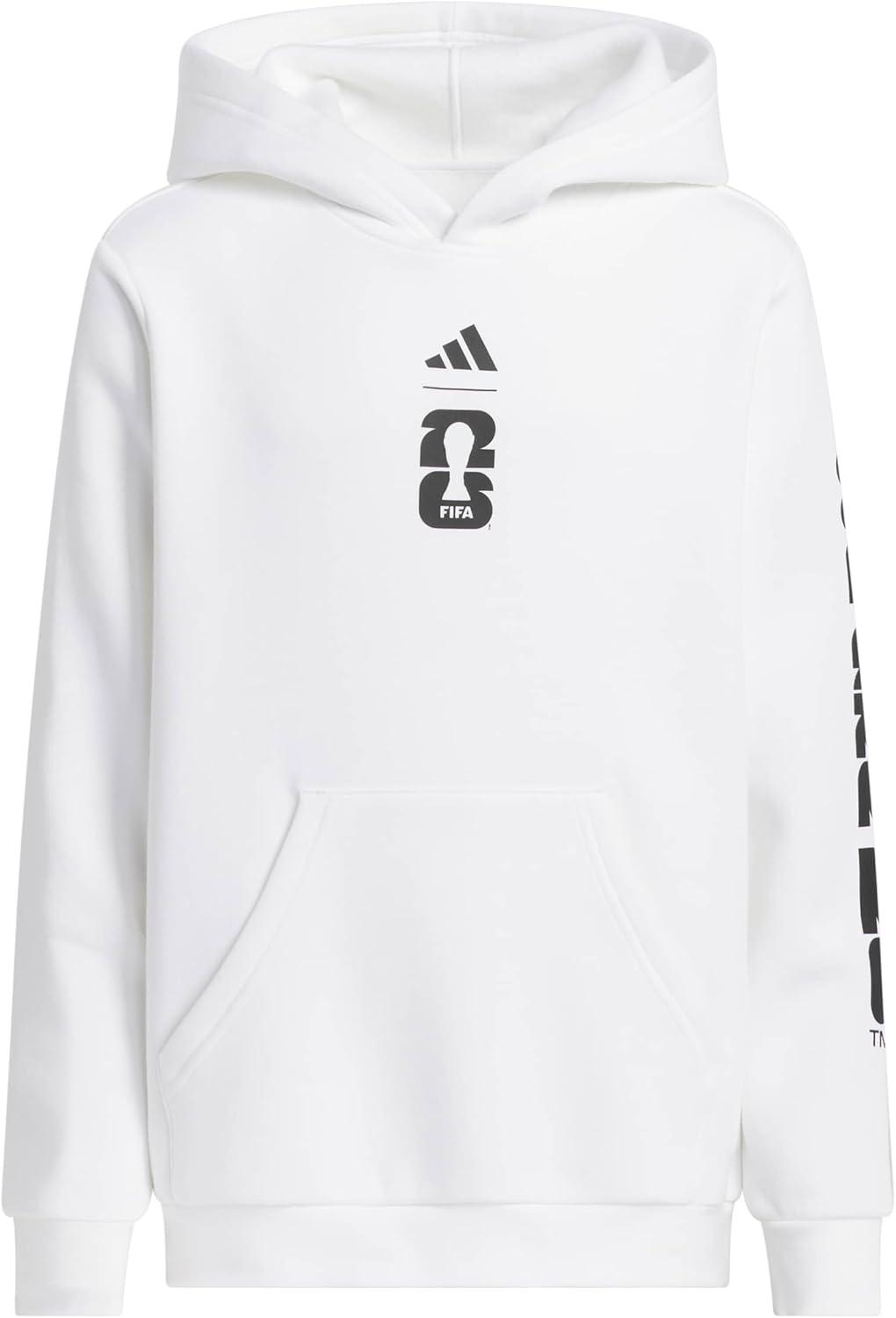 image:imageadidas boys Fifa World Cup 26 Match Ball Graphic HoodieWhite