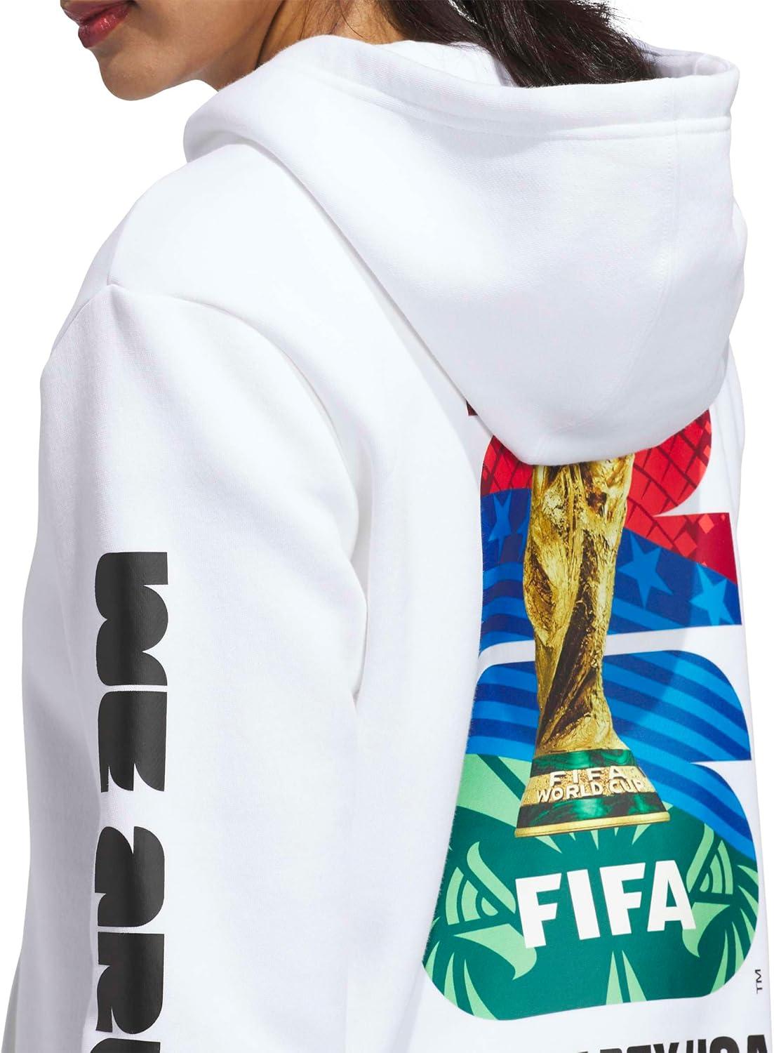image:imageadidas womens Fifa World Cup 26 Official Graphic HoodieWhite