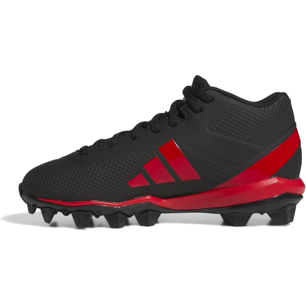 image:imageAdidas UnisexChild Adizero Impact2 II Molded Rubber American FootballBlackTeam Power RedBlack