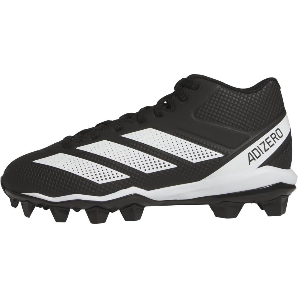 image:imageAdidas UnisexChild Adizero Impact2 II Molded Rubber American FootballBlackWhiteBlack
