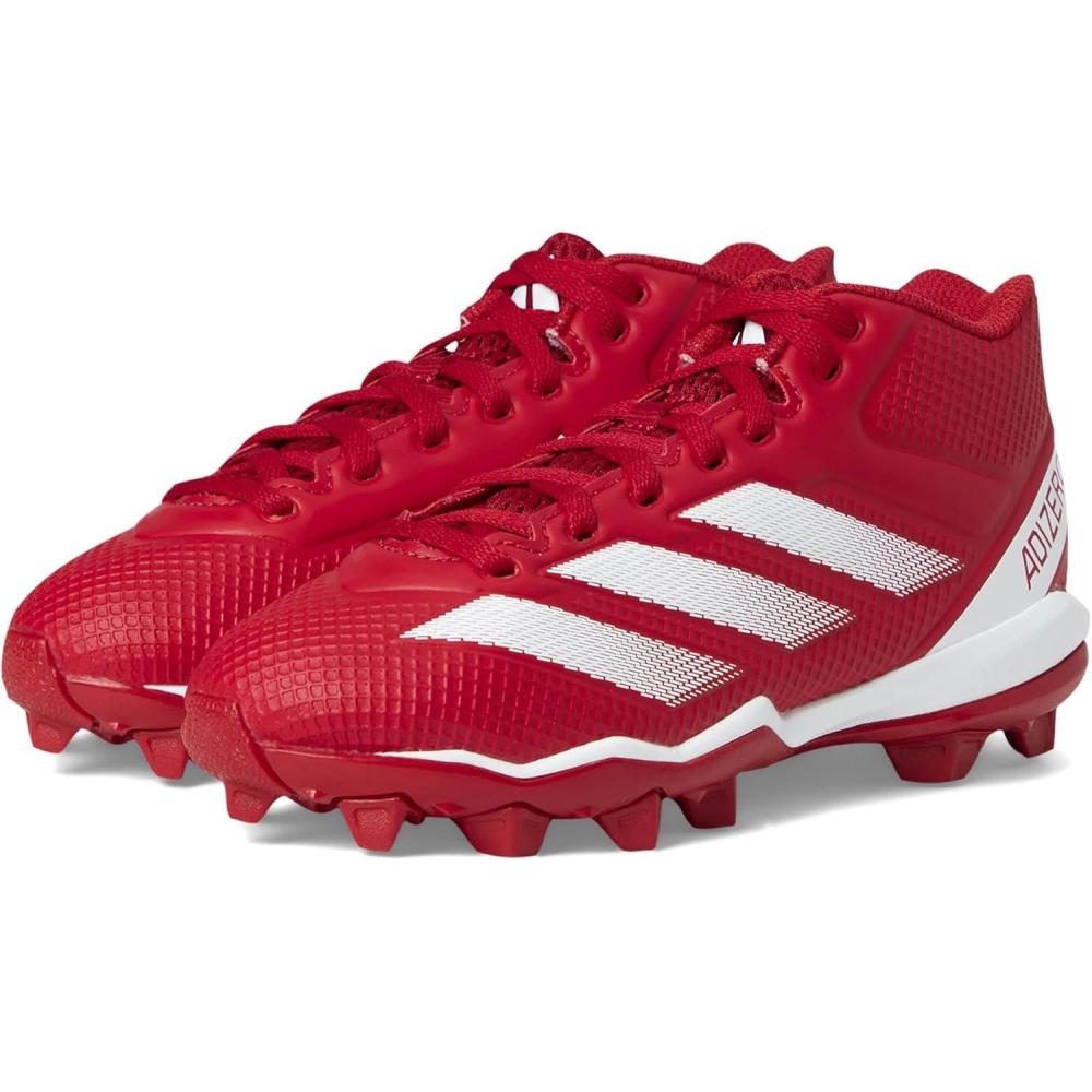 image:imageAdidas UnisexChild Adizero Impact2 II Molded Rubber American FootballTeam Power RedWhiteTeam Power Red