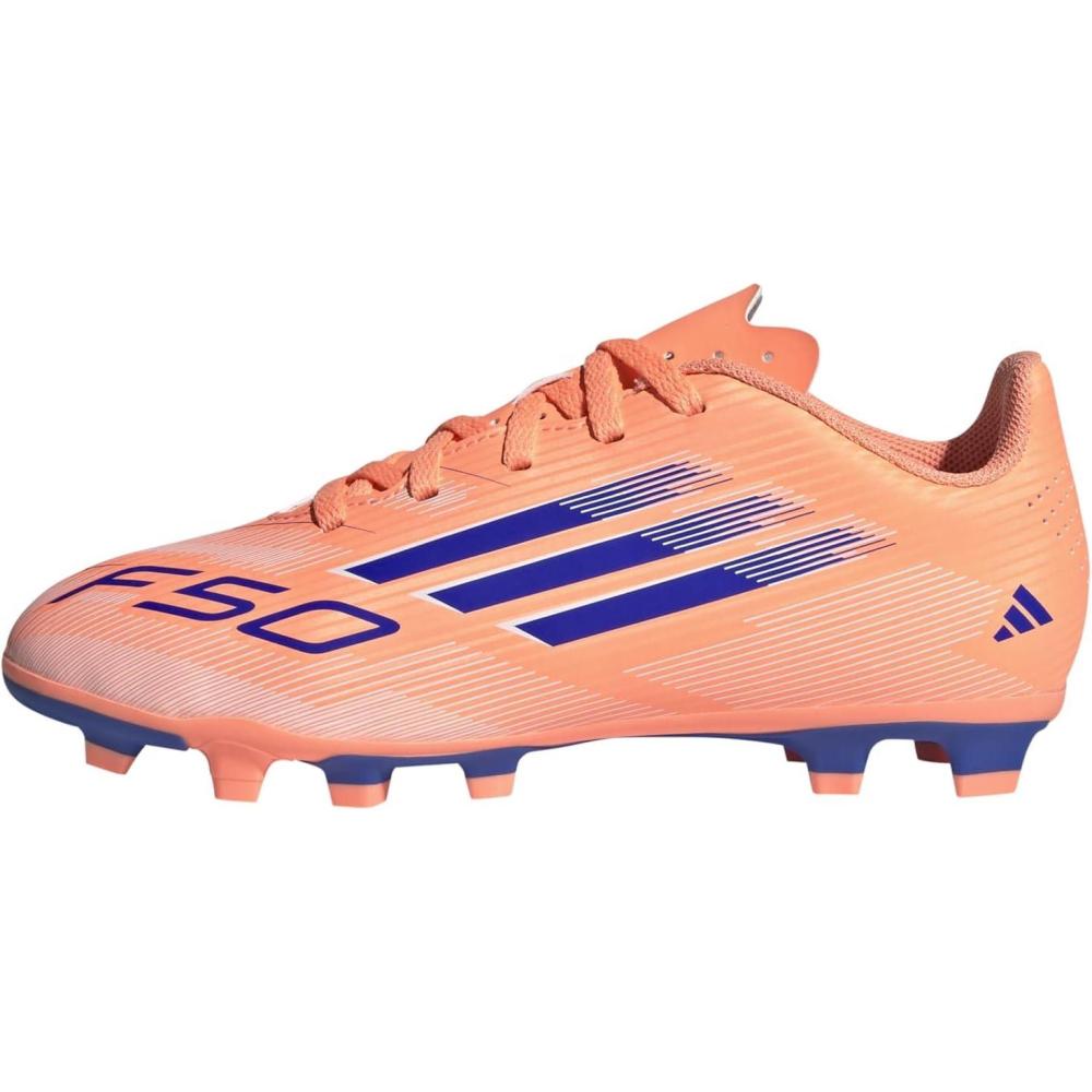 image:imageAdidas UnisexChild F50 Club Firm GroundMulti GroundBeam OrangeLucid BlueWhite