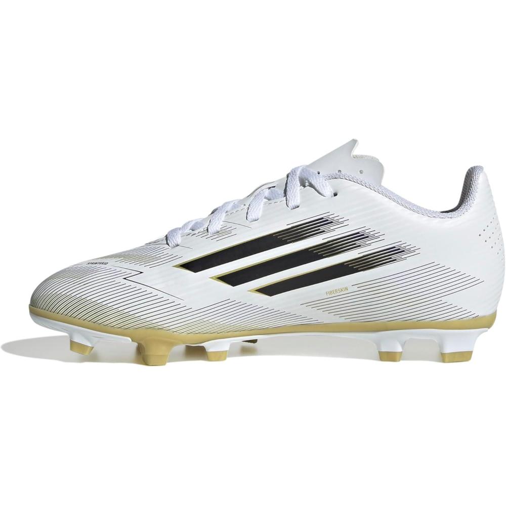 image:imageAdidas UnisexChild F50 Club Firm GroundMulti GroundWhiteBlackGold Metallic