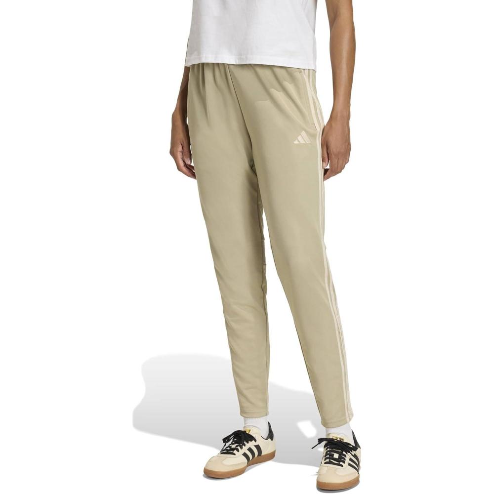 image:imageAdidas Womens Tiro 25 Essentials Training Track PantsWonder CargoCrystal Linen