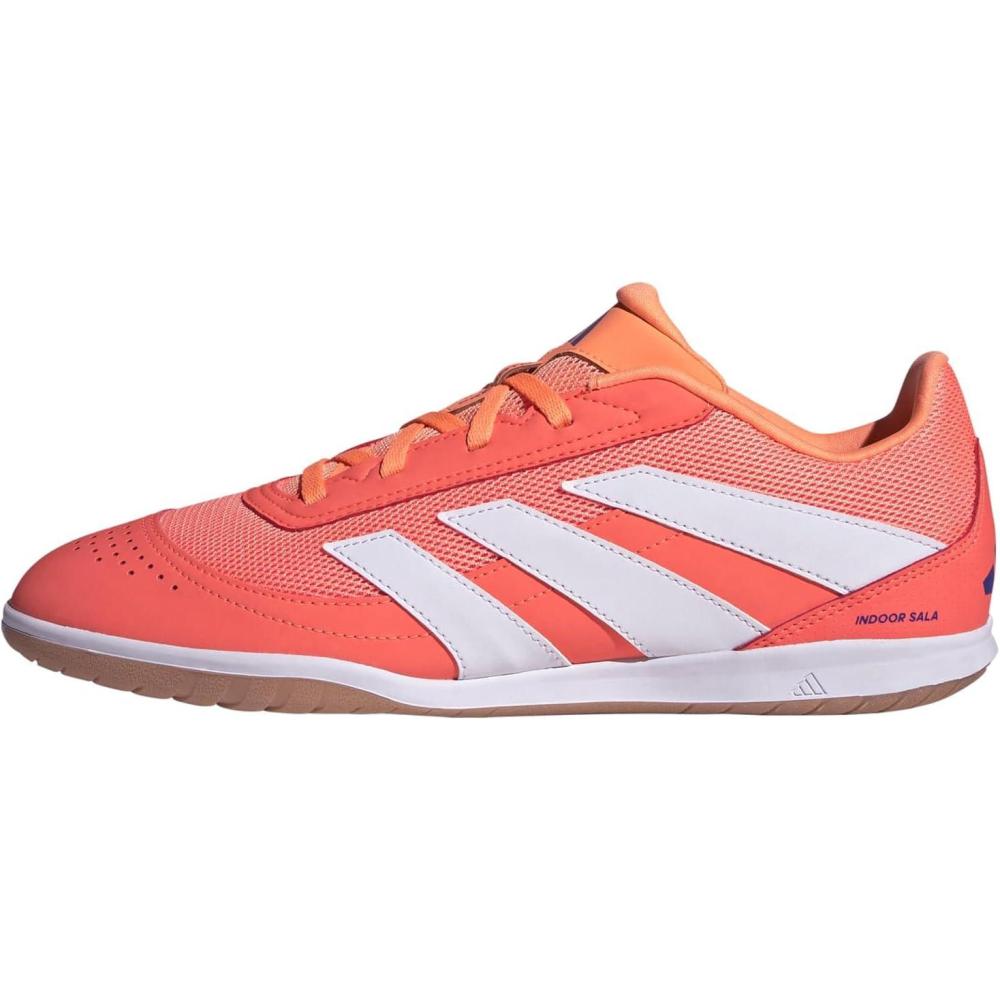 image:imageadidas Club Indoor Sala Soccer Cleats Blue WhiteSignal CoralWhiteBeam Orange