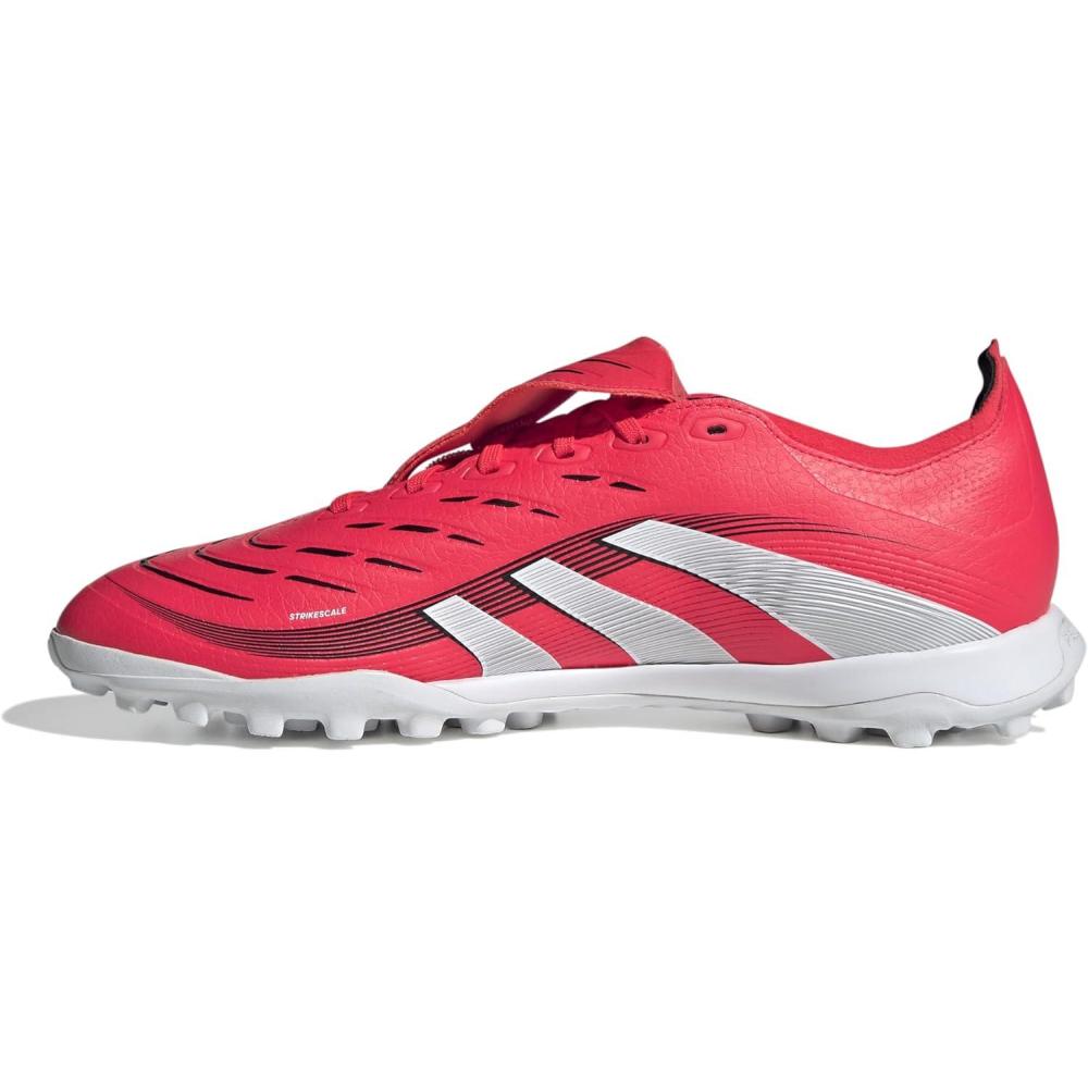 image:imageadidas League FoldOver Tongue Turf Soccer Cleats Black White YellowLucid Red Ftwr White Core Black