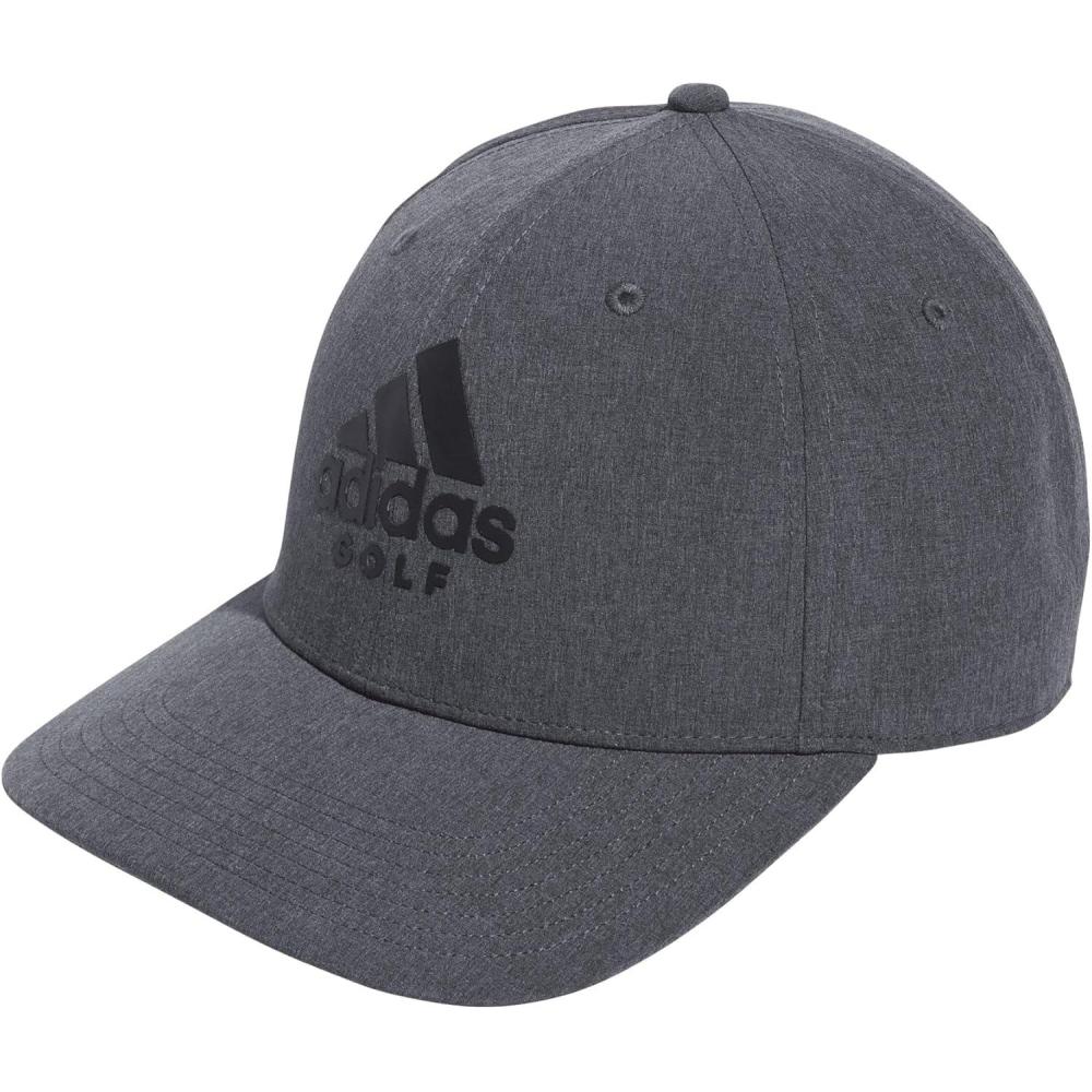 image:imageadidas Mens Heathered Badge of Sport Golf HatBlack Melange