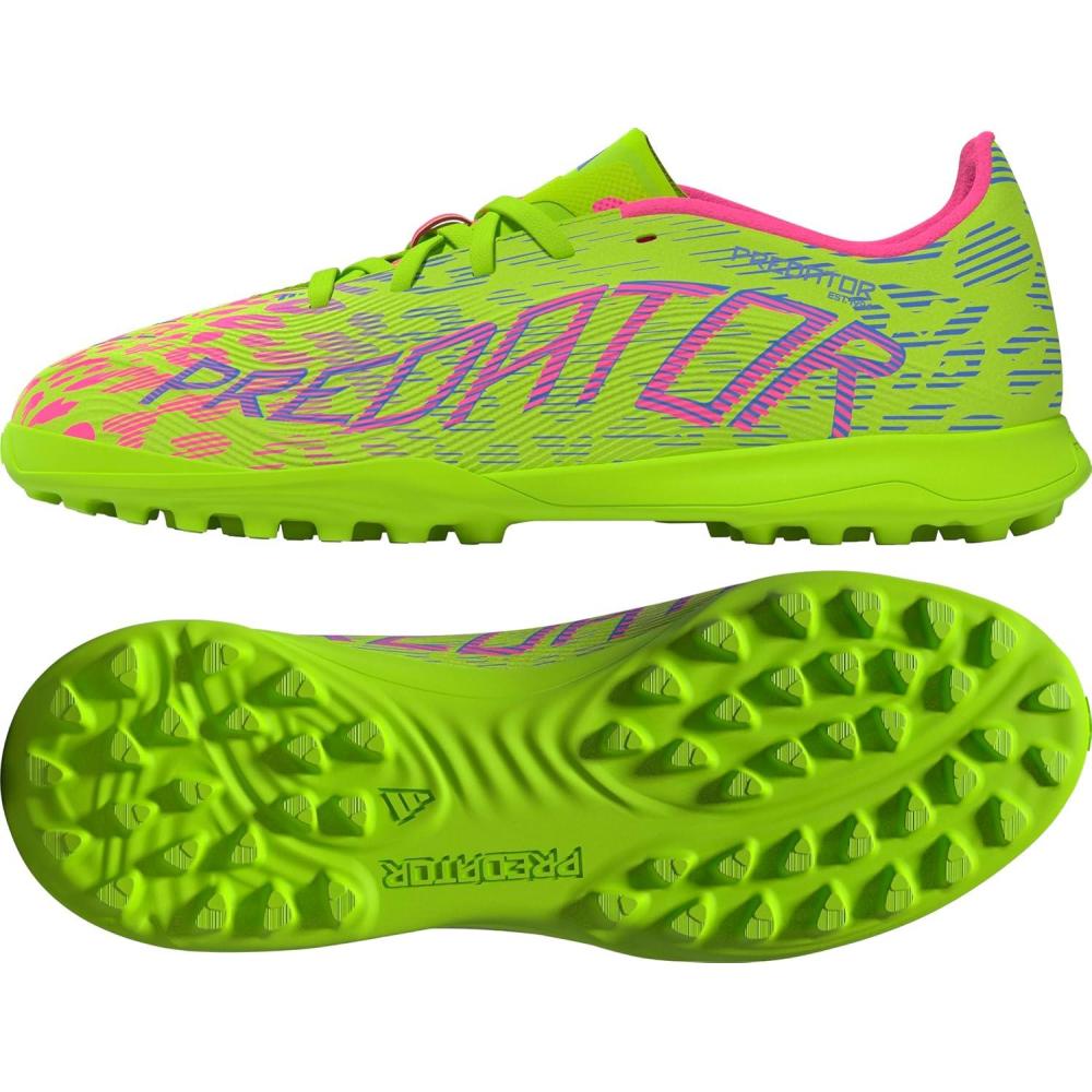 image:imageadidas Originals Boys League Predator Turf ShoesLucid LemonBlue FusionLucid Pink