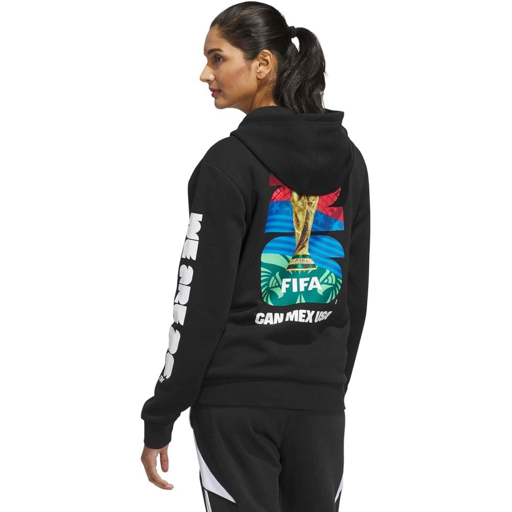 image:imageadidas womens Fifa World Cup 26 Official Graphic HoodieBlack