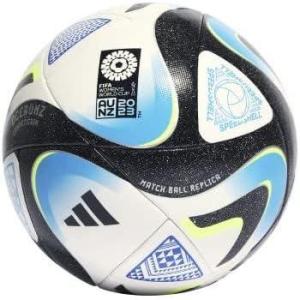 adidas Womens World Cup 2023 Oceaunz Competition Ball (5) – Seamless Match Ball Inspired by Australia and New Zealand, Durability and Performance, White/Collegiate Navy/Bold Blue/Bright Blue