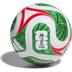 adidas adidasSoccer Ball(White/Vivid Red/Amazon Green/Flash Lime/Mexico)