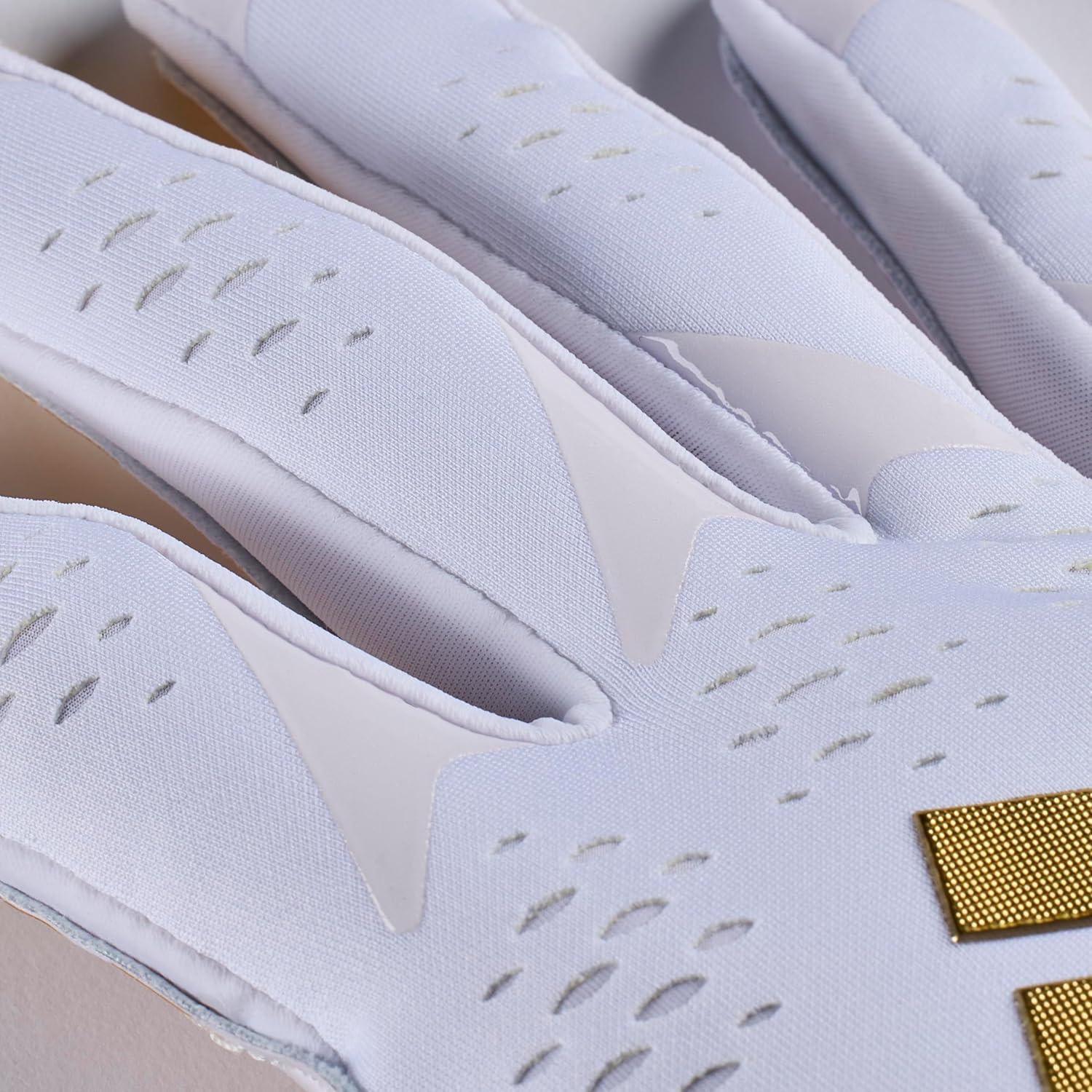 image:imageAdidas Adizero 12 Big Mood Elite Adult Receiver GloveWhiteMetallic Gold