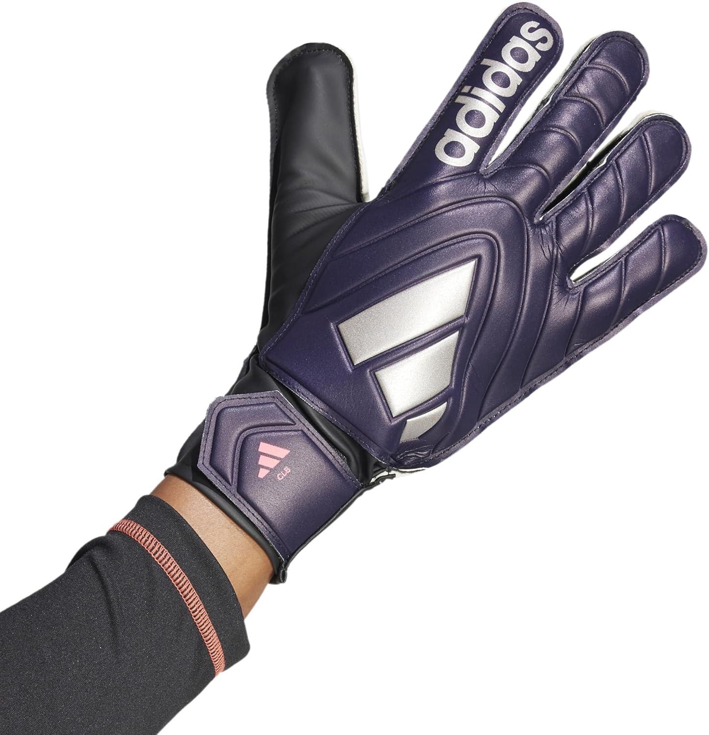 image:imageAdidas Copa Club Goalie GlovesAurora BlackPlatin MetallicTurbo