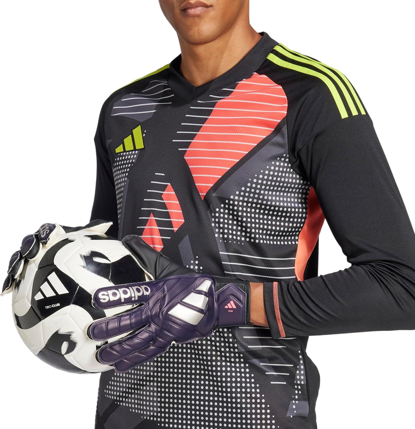image:imageAdidas Copa Club Goalie GlovesAurora BlackPlatin MetallicTurbo