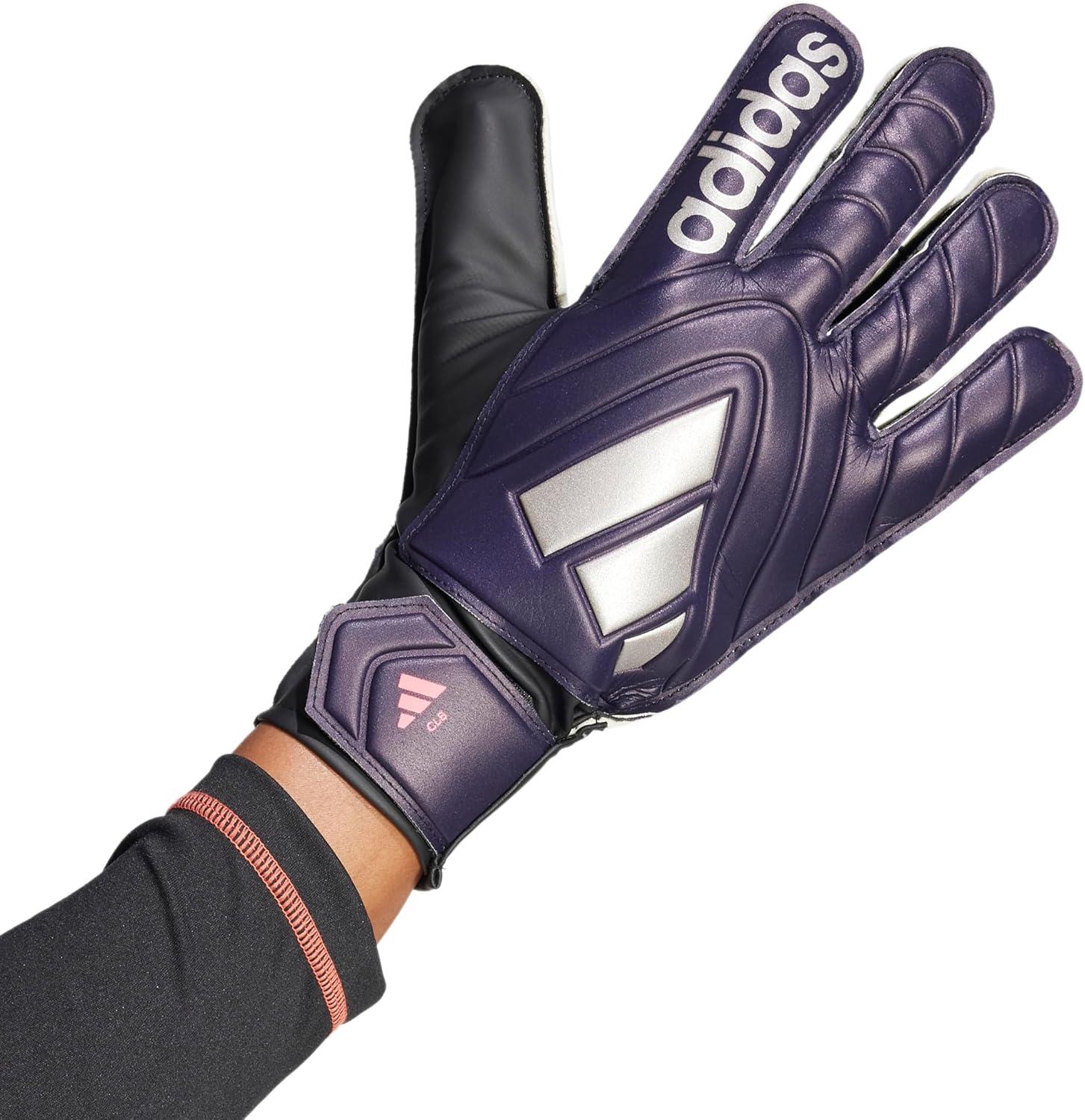 image:imageAdidas Copa Club Goalie GlovesAurora BlackPlatin MetallicTurbo