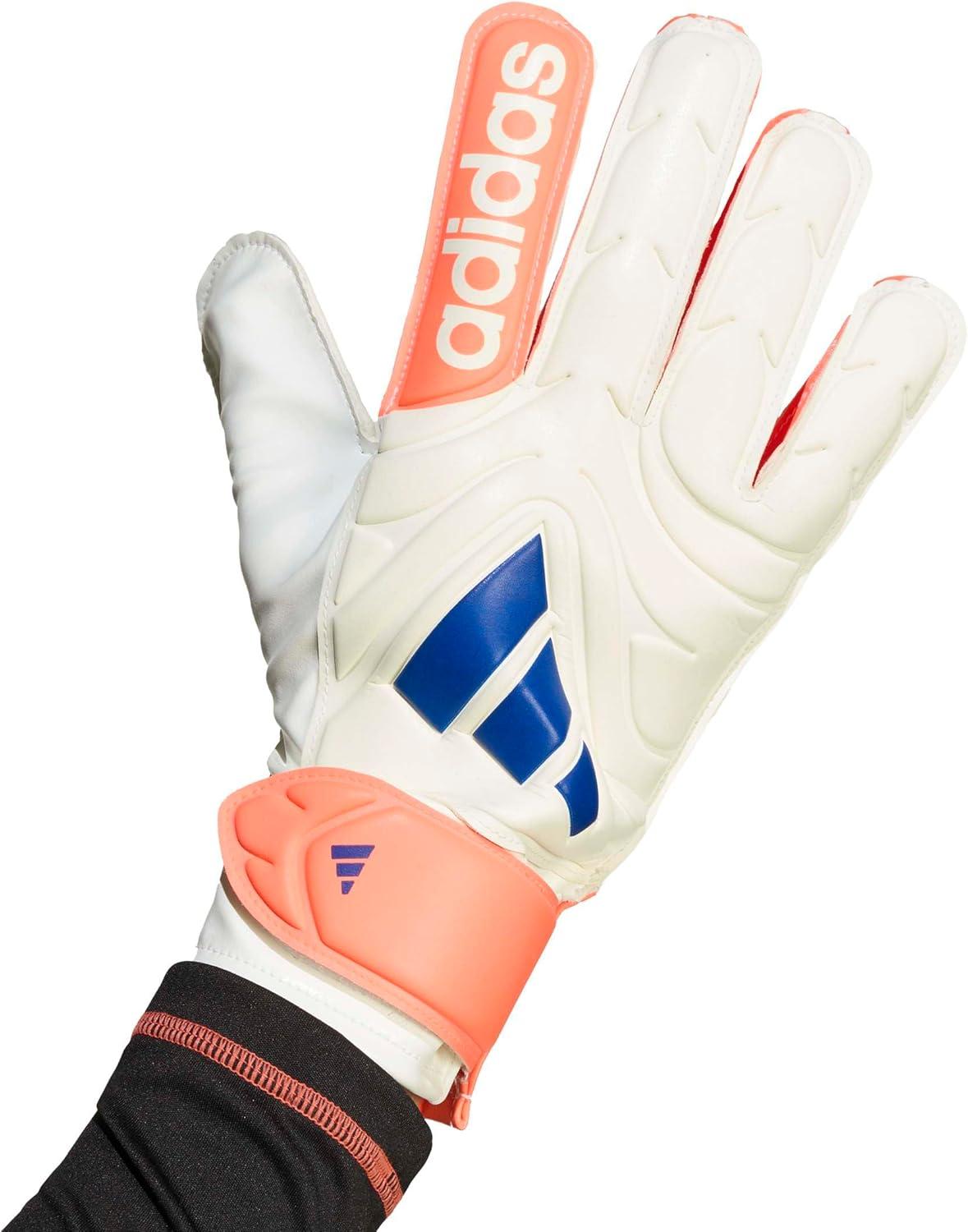 image:imageAdidas Copa Club Goalie GlovesOff WhiteLucid BlueSignal Coral