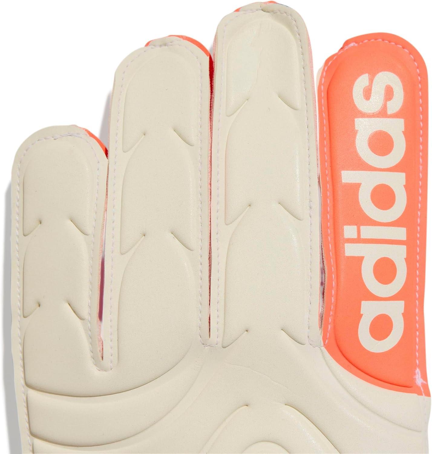 image:imageAdidas Copa Club Goalie GlovesOff WhiteLucid BlueSignal Coral
