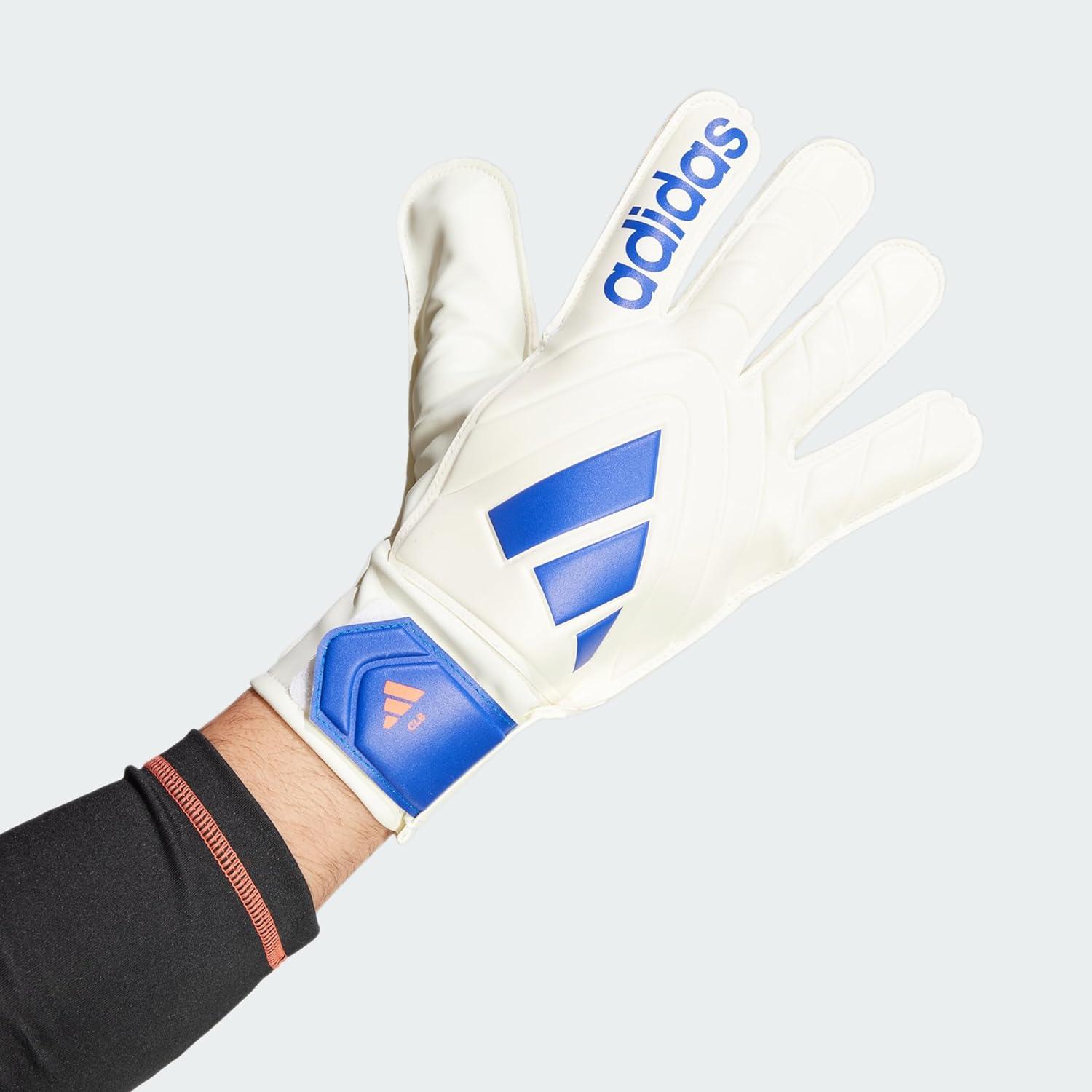 image:imageAdidas Copa Club Goalie GlovesWhiteLucid BlueSolar Red