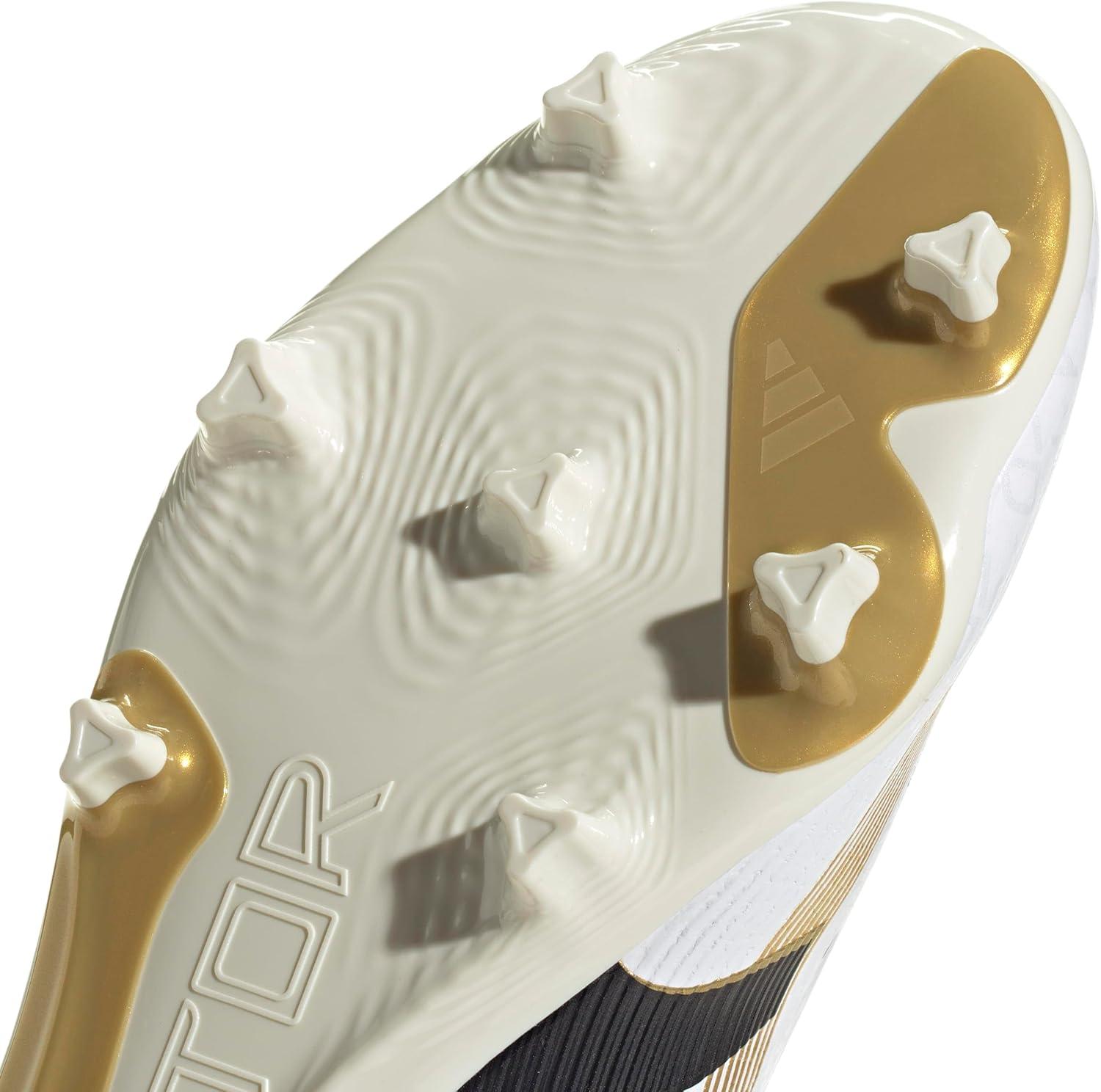 image:imageAdidas Unisex League Firm GroundMulti GroundWhiteBlackGold Metallic