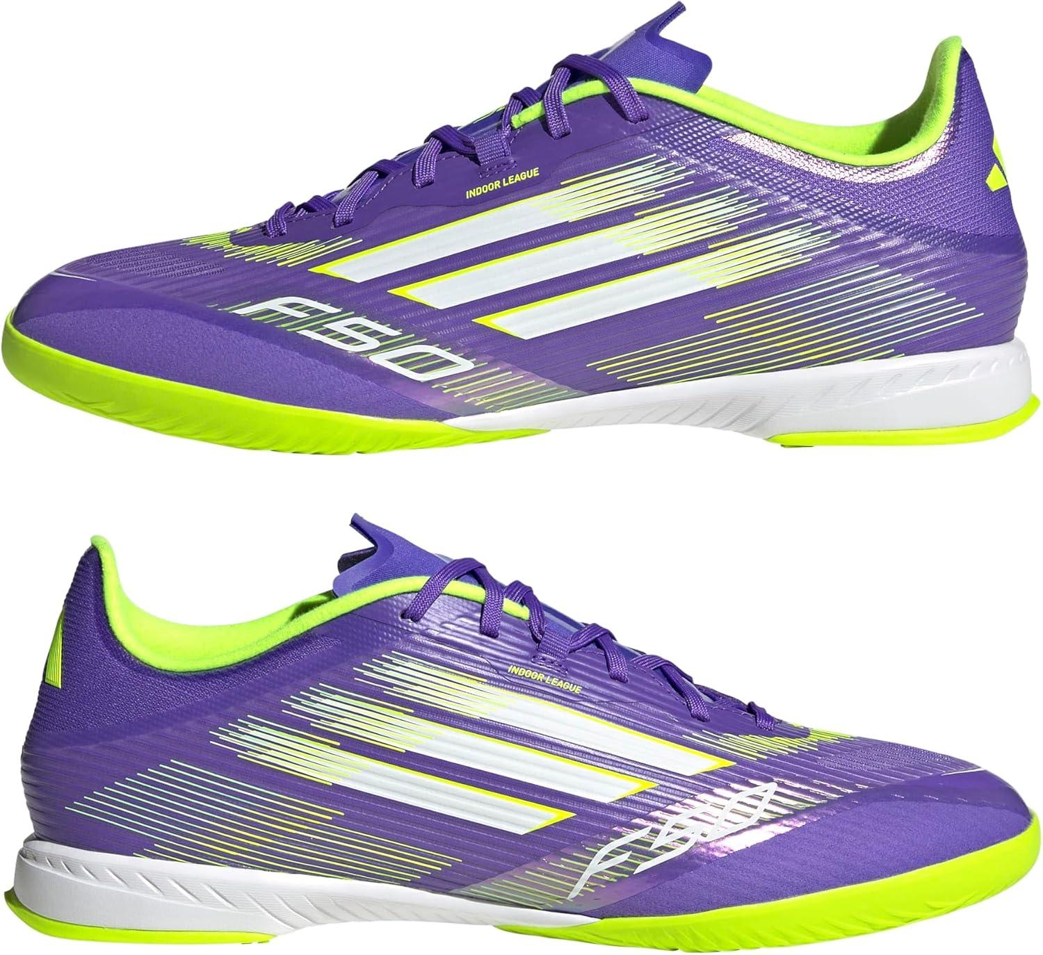 image:imageAdidas UnisexAdult F50 League IndoorPurple RushWhiteLucid Lemon