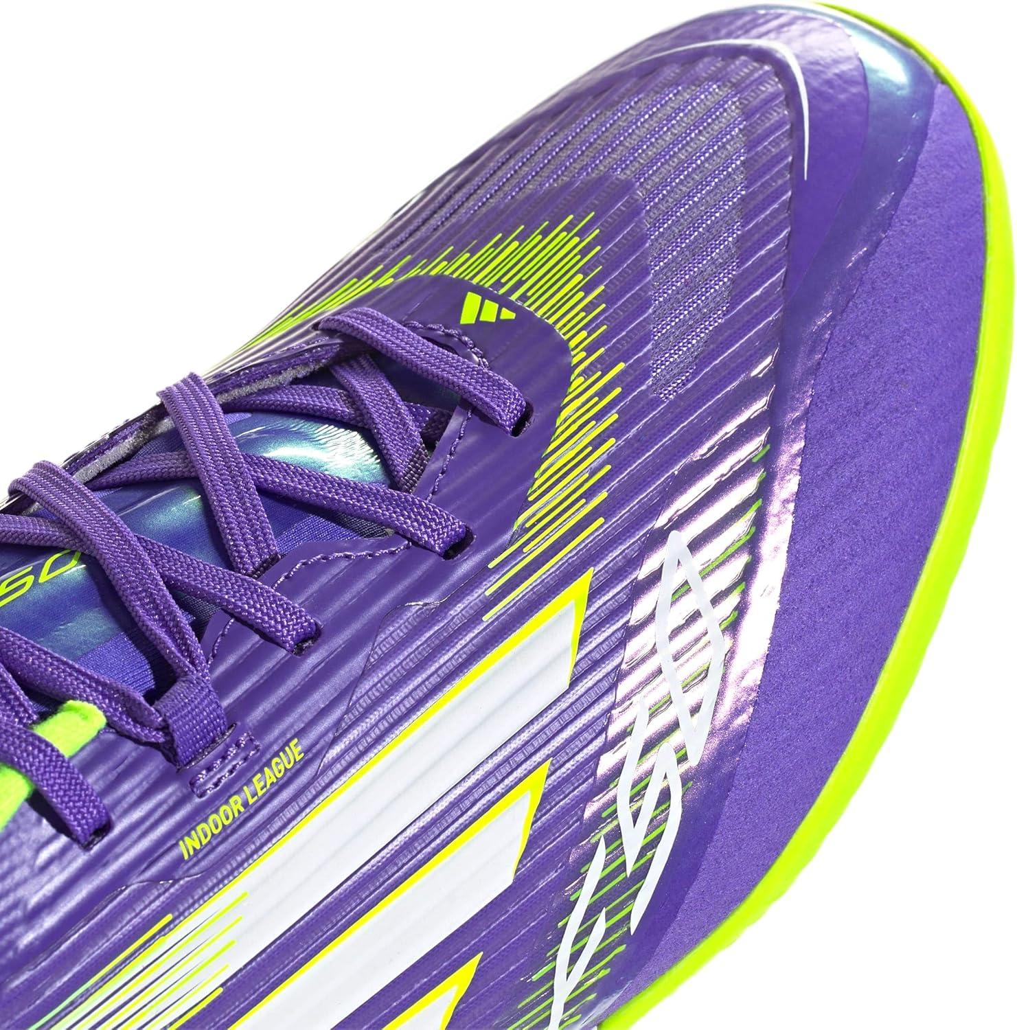 image:imageAdidas UnisexAdult F50 League IndoorPurple RushWhiteLucid Lemon