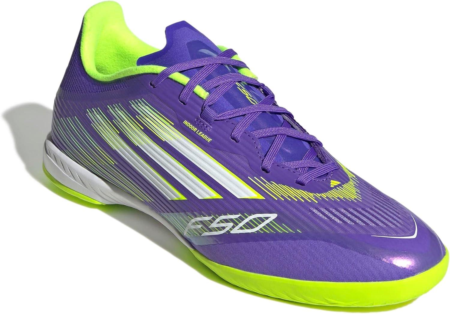 image:imageAdidas UnisexAdult F50 League IndoorPurple RushWhiteLucid Lemon