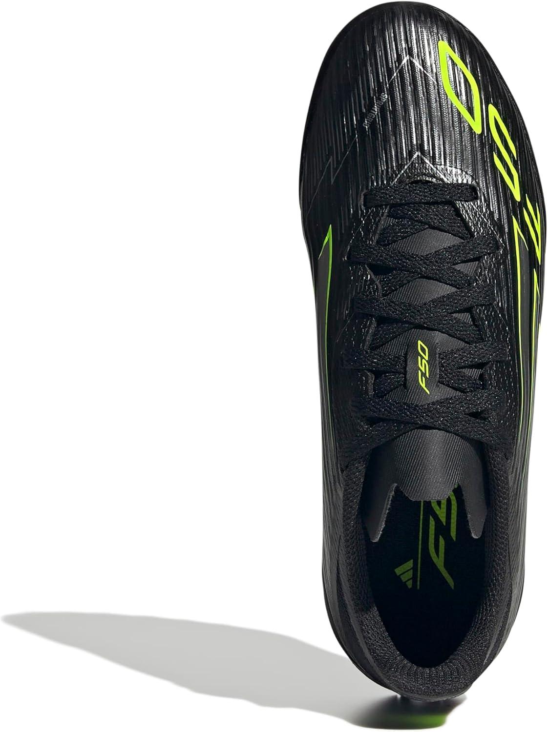 image:imageAdidas UnisexChild F50 League TurfBlackIron MetallicLucid Lemon