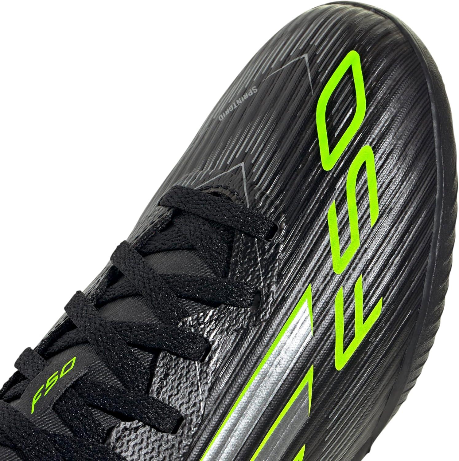 image:imageAdidas UnisexChild F50 League TurfBlackIron MetallicLucid Lemon