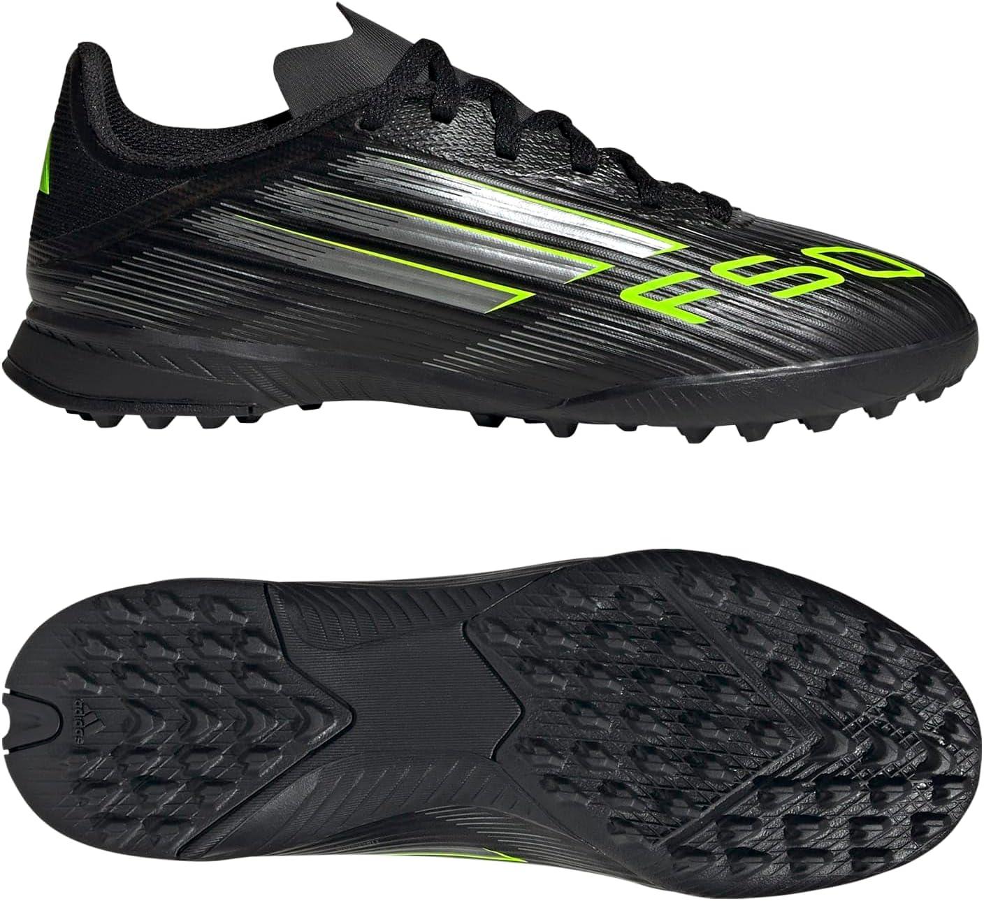 image:imageAdidas UnisexChild F50 League TurfBlackIron MetallicLucid Lemon
