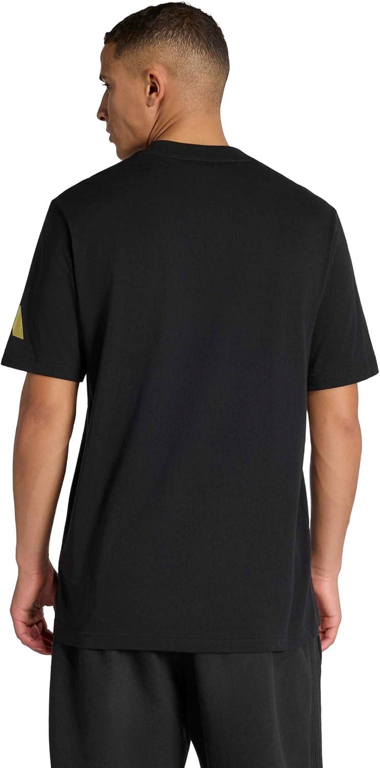 image:imageadidas Mens FIFA World Cup 26 Match Ball Graphic TShirtBlackMetallic Gold