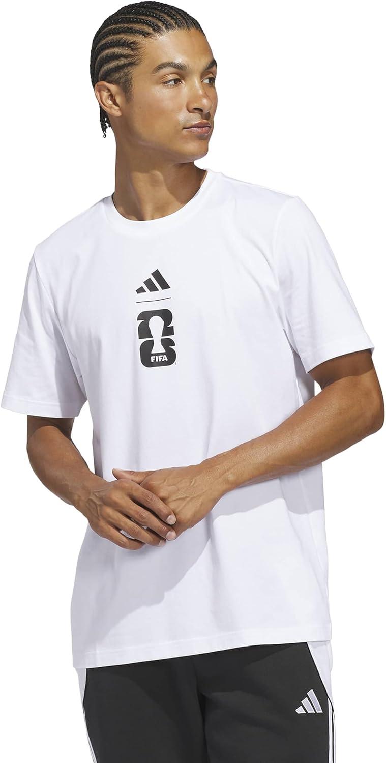 image:imageadidas Mens FIFA World Cup 26 Match Ball Graphic TShirtWhite