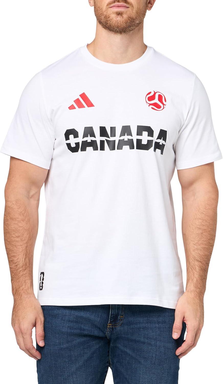 image:imageadidas Mens FIFA World Cup 26 Match Ball Graphic TShirtWhiteCanada