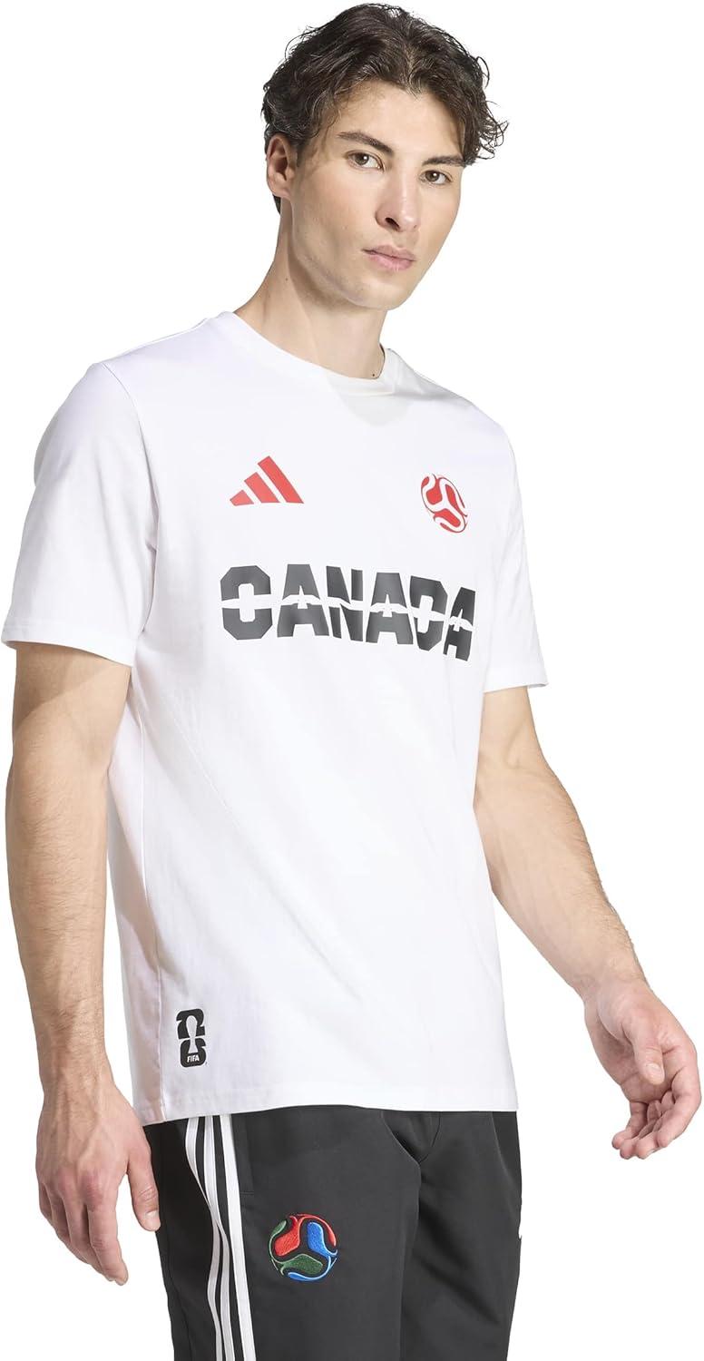 image:imageadidas Mens FIFA World Cup 26 Match Ball Graphic TShirtWhiteCanada