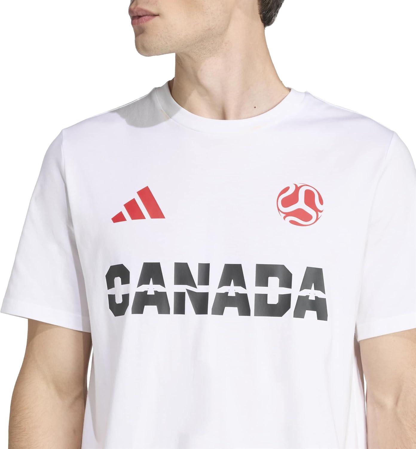image:imageadidas Mens FIFA World Cup 26 Match Ball Graphic TShirtWhiteCanada