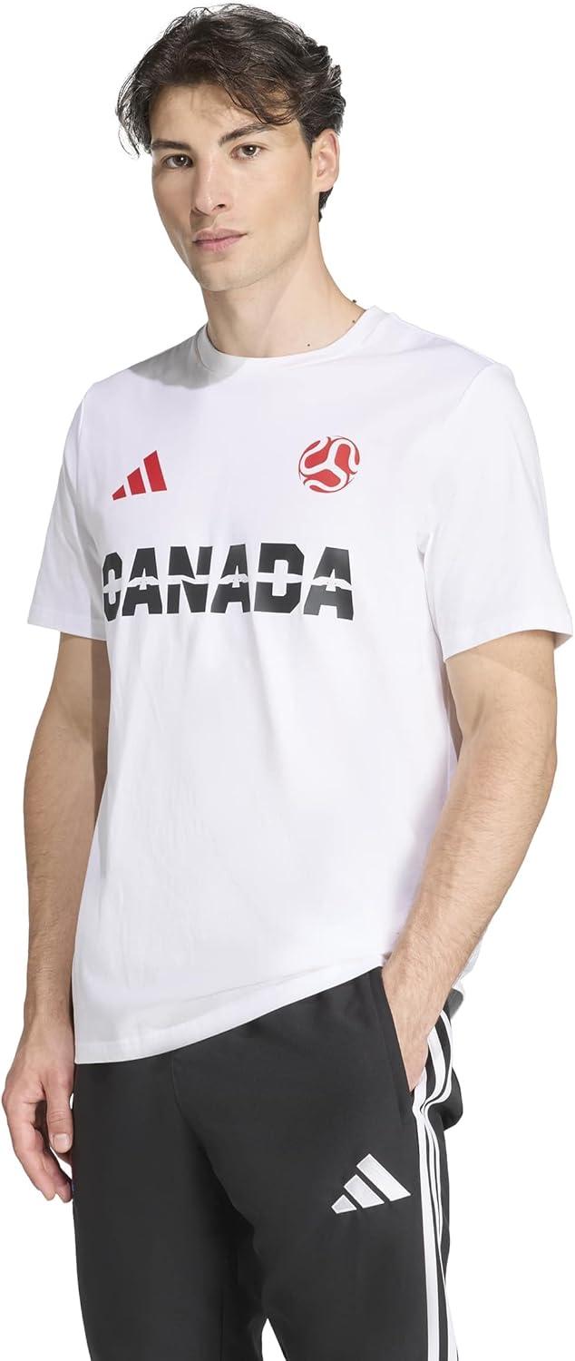 image:imageadidas Mens FIFA World Cup 26 Match Ball Graphic TShirtWhiteCanada