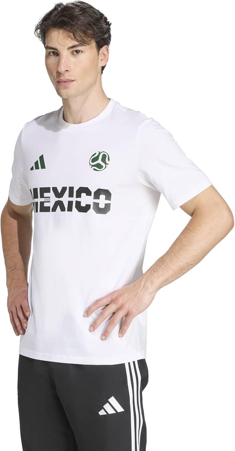 image:imageadidas Mens FIFA World Cup 26 Match Ball Graphic TShirtWhiteMexico