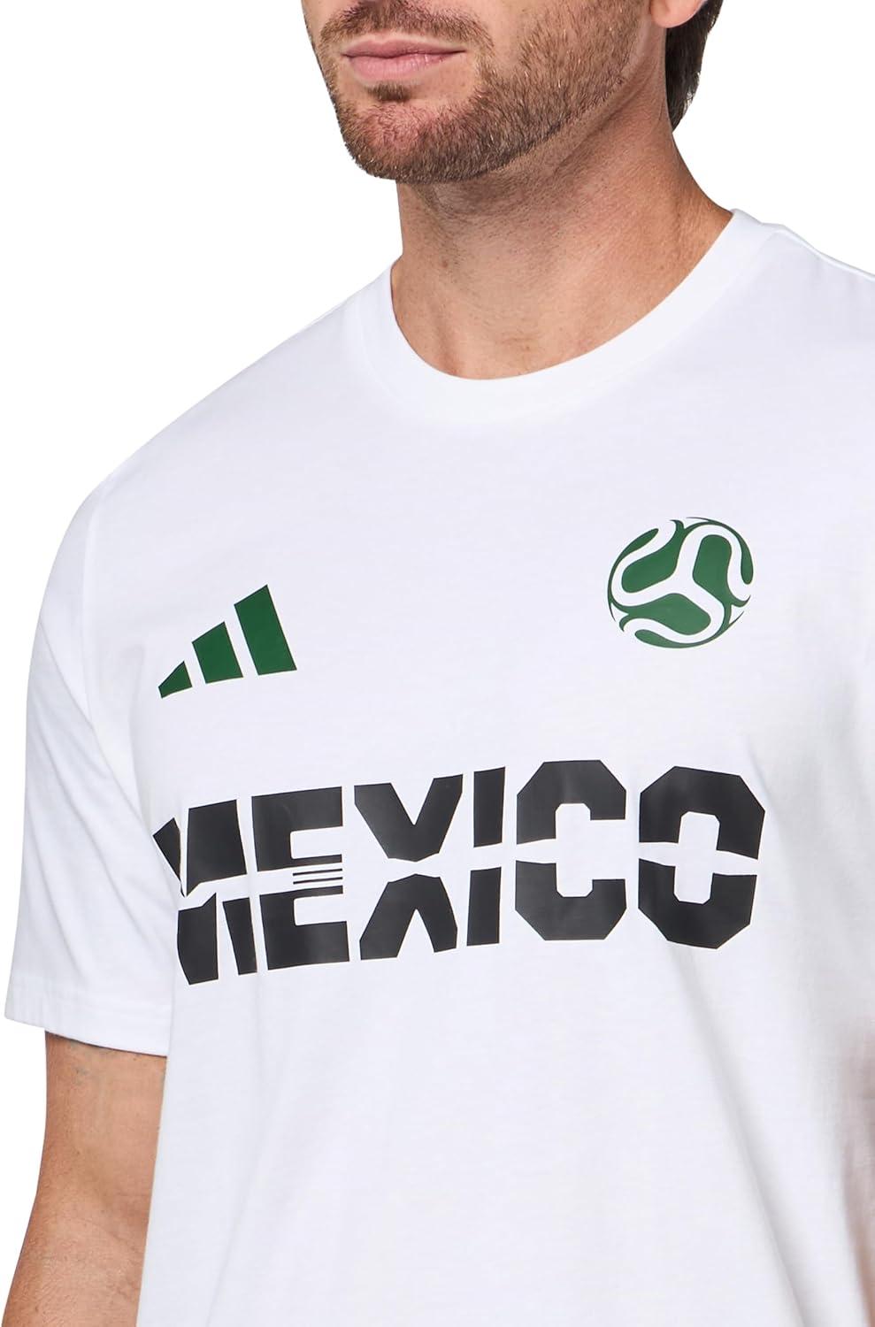 image:imageadidas Mens FIFA World Cup 26 Match Ball Graphic TShirtWhiteMexico